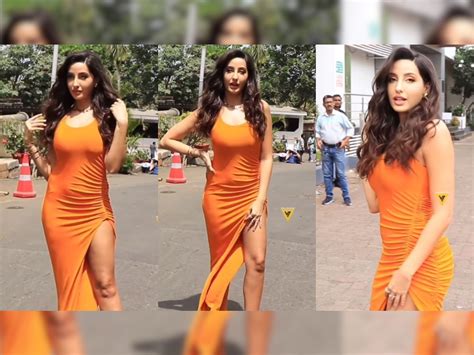 nora naked|Photos: Nora Fatehi raises temperature in nude thigh